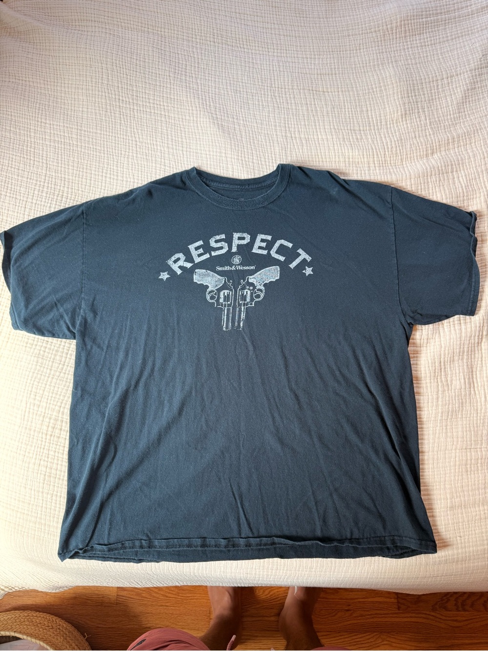 Respect Graphic Short-Sleeve Tee - Black